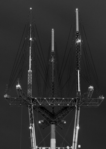 top of sutro tower night  vertical 2871 Claw 13k.