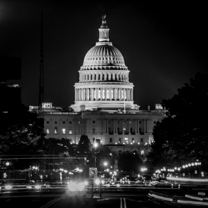 us capitol building from pennsylvania ave  square