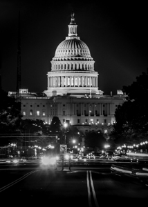 us capitol building from pennsylvania ave  vertic