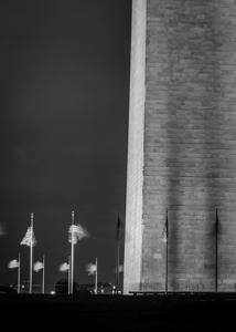 us flags around washington monument  vertical 413