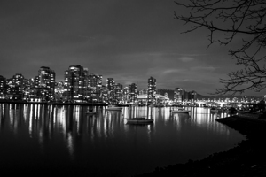 vancouver skyline over false creek  horizontal 32