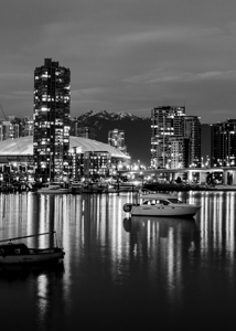 vancouver skyline toward yaletown  vertical 329 Y