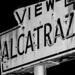 view alcatraz sign fishermans wharf  square 486 A