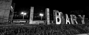 walker library sign  panoramic 1701 Library 13k.j