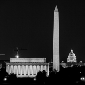 washington dc skyline at night  square 2516 Colum