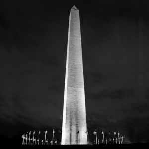 washington monument at night  square 404 Monument