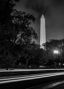 washington monument independence avenue at night