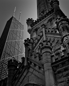 water tower hancock building  vertical 2018 Boyin
