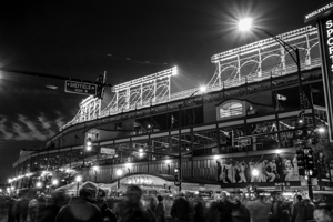 wrigley field at night  horizontal 3078 Sheffield