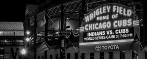 wrigley field sign 2016 world series  panoramic 3
