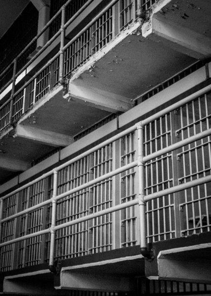 alcatraz cellblock  vertical 2817 Cellblock 13k.j Print