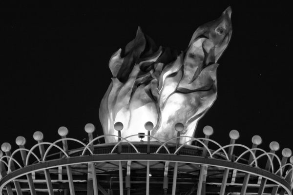 atlanta olympic flame  horizontal 690 Flame 13k.j Print