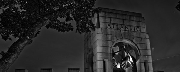 atlantic pavilion ww2 memorial  panoramic 391 Atl Print