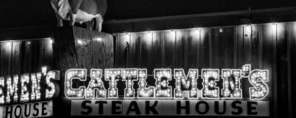 cattlemens steak house  panoramic 801 Cattlemens Print