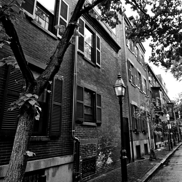 cedar street beacon hill  square 1372 Cedar 13k.j Print