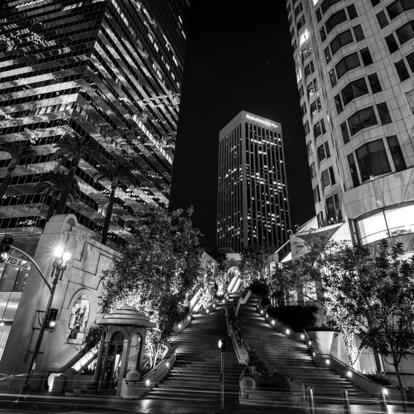 citigroup BoA building 5th street downtown LA  sq Print