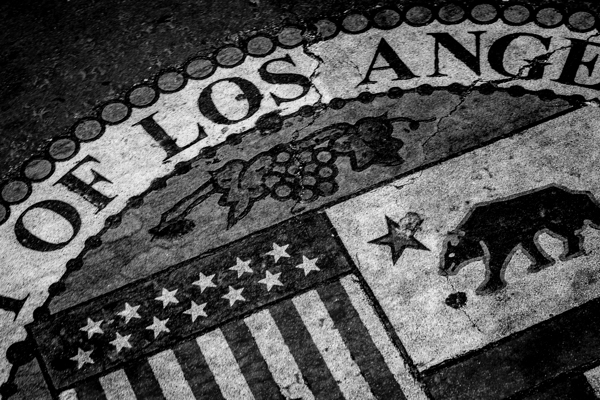 city of los angeles seal  horizontal 2178 Losange Print