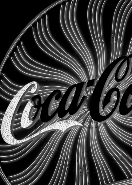 coca cola sign  vertical 1946 Cola 13k Print