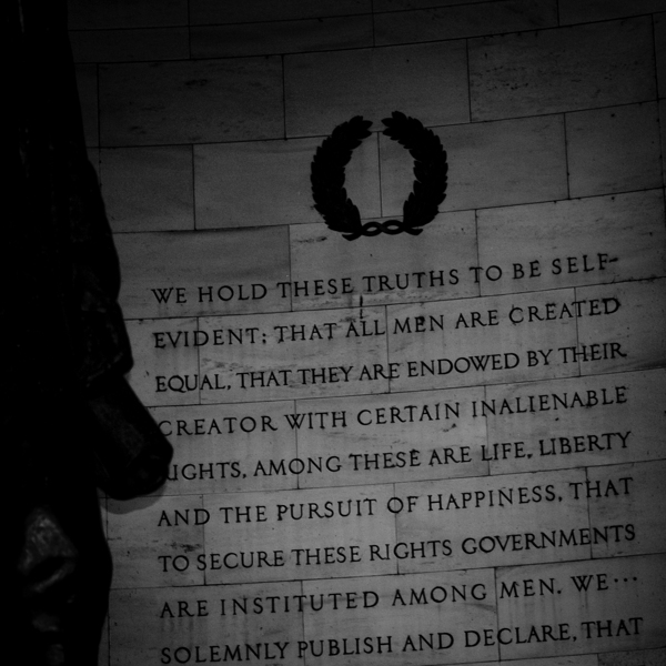 declaration of independence jefferson memorial  s Print