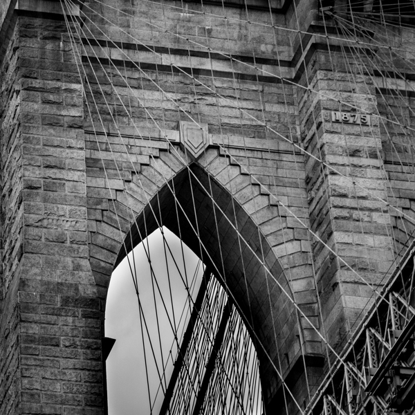 detail brooklyn bridge  square 1497 SeventyFive 1 Print