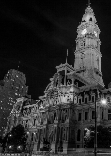 dilworth park philadelphia city hall  vertical 34 Print