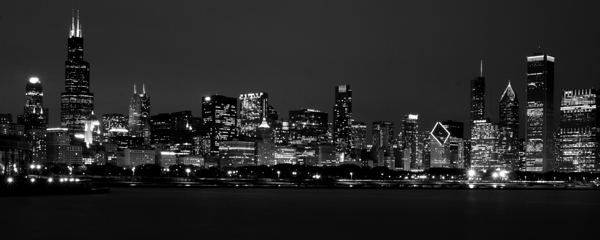 downtown chicago skyline from adler planetarium   1708121836.0523 Print