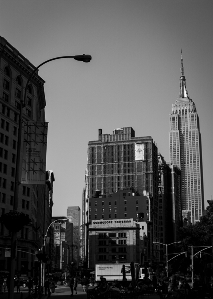empire state building flatiron district  vertical Print