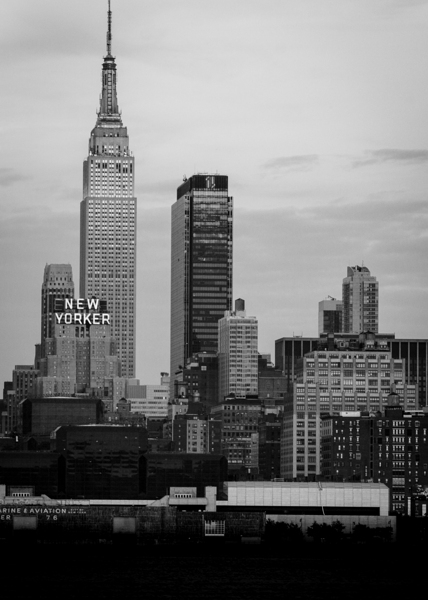 empire state building midtown skyline  vertical 1 Print