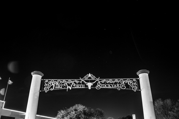 fort worth stockyards entrance rodeo plaza  horiz Print