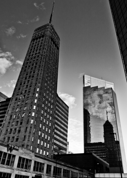 foshay building downtown minneapolis  vertical 17 Print