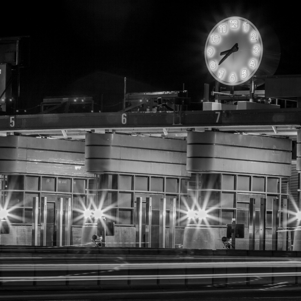 gg bridge toll booths  square 2967 Toll 13k Print