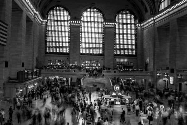 grand central terminal rush hour  horizontal 1493 Print