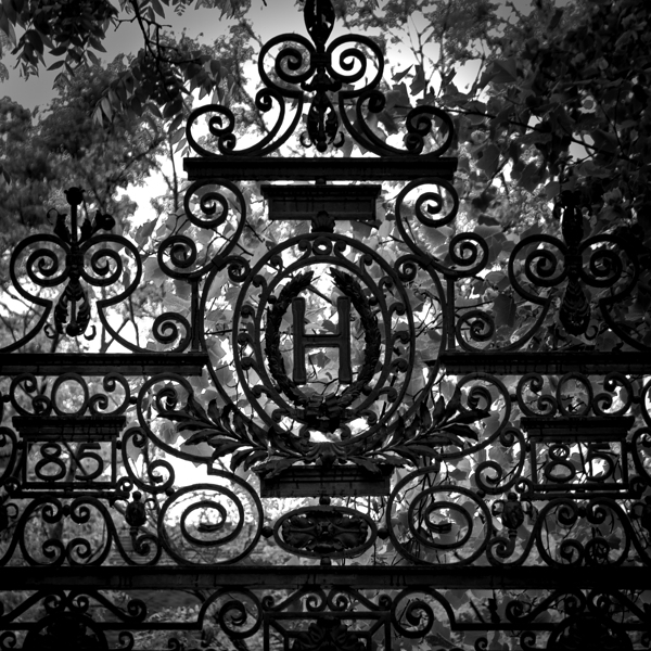 harvard gate  square 1379 Gate 13k Print