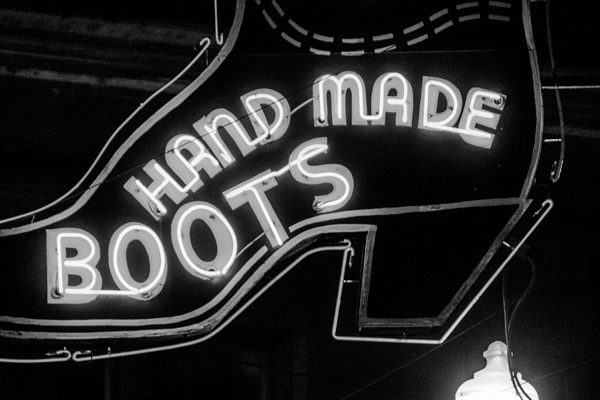 leddys handmade boots and saddles  horizontal 808 Print
