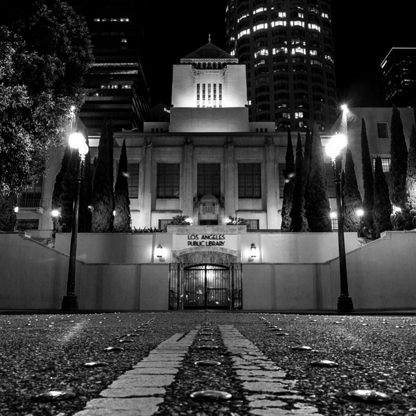 los angeles public library  square 2177 Library 1 Print