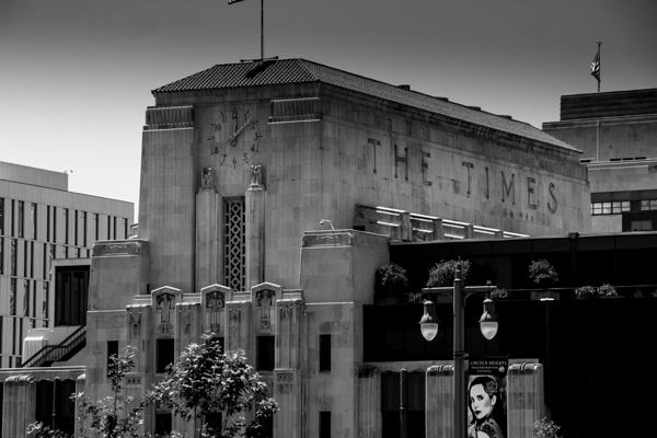 los angeles times building  horizontal 2196 Times Print
