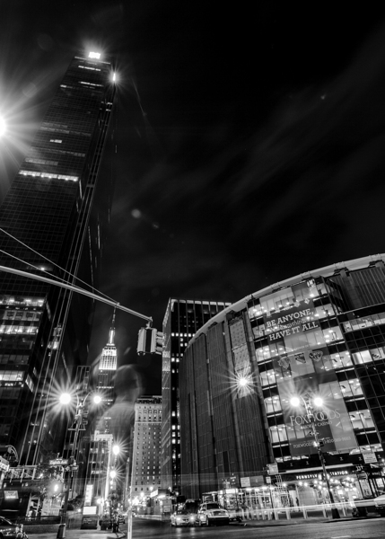 madison square garden penn station  vertical 1482 Print