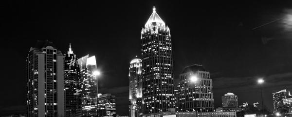 midtown atlanta skyline  panoramic 692 Midtown 13 Print