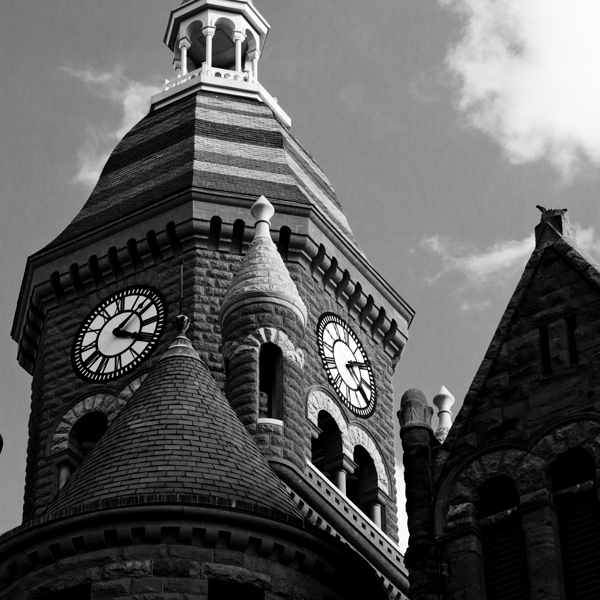 old red courthouse  square 790 Red 13k Print