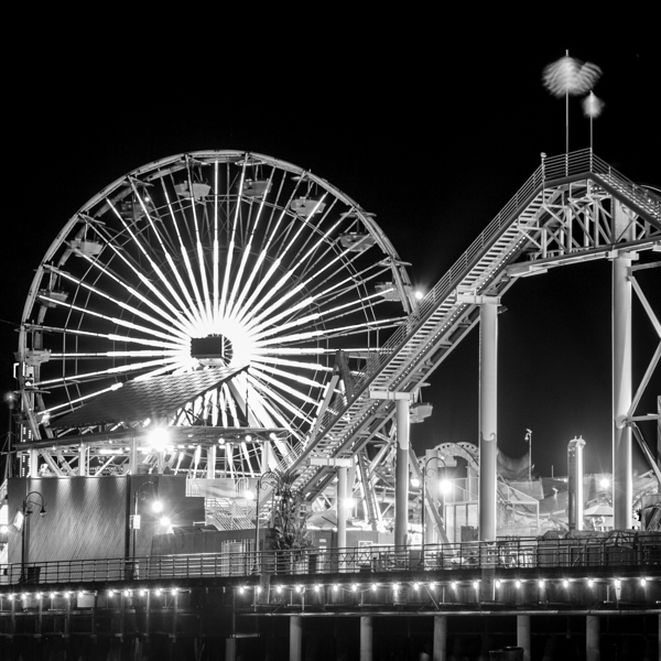 pacific park ferris wheel roller coaster santa mo 1708206262.2916 Print