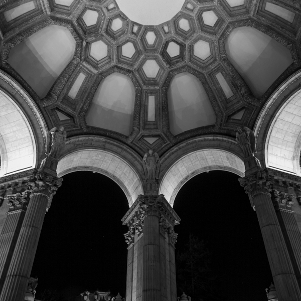 palace fine arts interior dome  square 2866 Angel Print