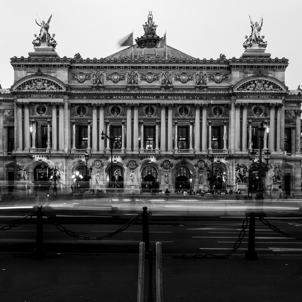 palais garnier opera house  square 3447 Academie Print