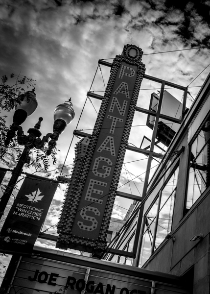 pantages theater sign  vertical 1709 Pantages 13k Print