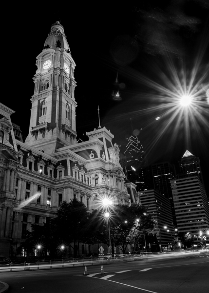 philadelphia city hall NE corner  vertical 2242 F Print