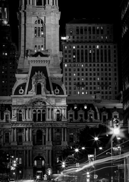 philly city hall broad street  vertical 2254 Turn Print