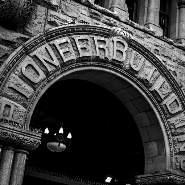 pioneer building downtown seattle  square 301 Pio Print