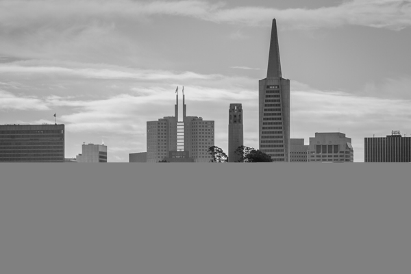 pioneer park coit tower telegraph hill  horizonta Print