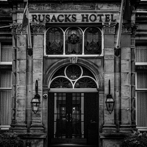 rusacks hotel st andrews scotland  square 4654 Ru Print