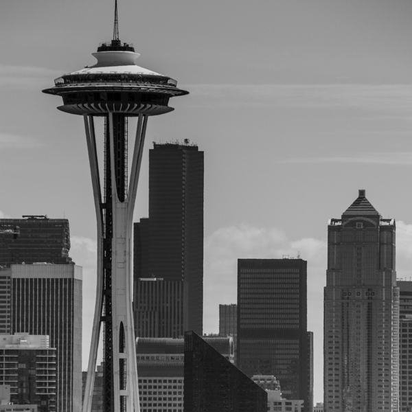 seattle skyline  square 2686 Goodwill 13k Print
