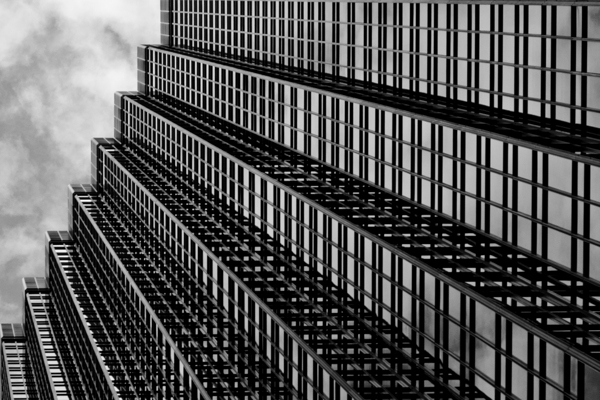 sides of IDS building  horizontal 1712 Prise 13k. Print